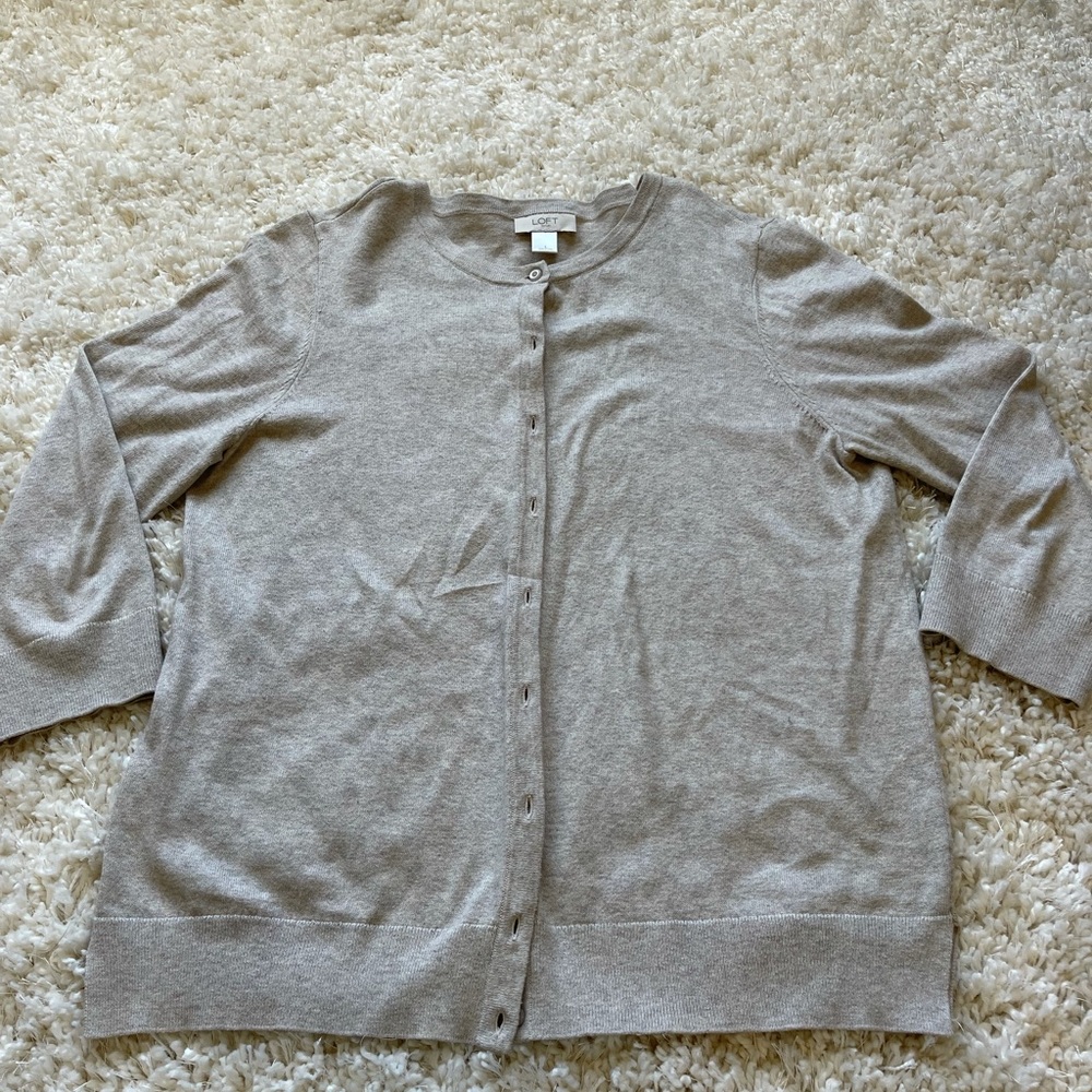 LOFT Button Down Cardigan